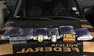 Drogas são apreendidas no Aeroporto de Goiás pela PC e Força Nacional