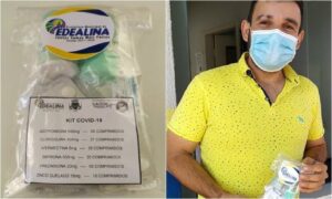 Prefeitura de Edealina começa a distribuir o "Kit Combate à Covid-19"