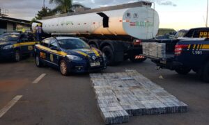 Motorista é preso suspeito de transportar 1 tonelada de cocaína em caminhão