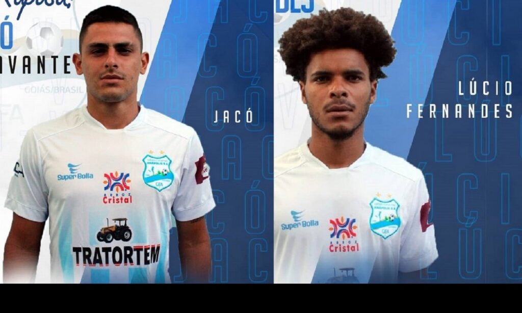 Grêmio Anápolis anuncia as contratações do volante Lúcio Fernandes e do atacante Jacó