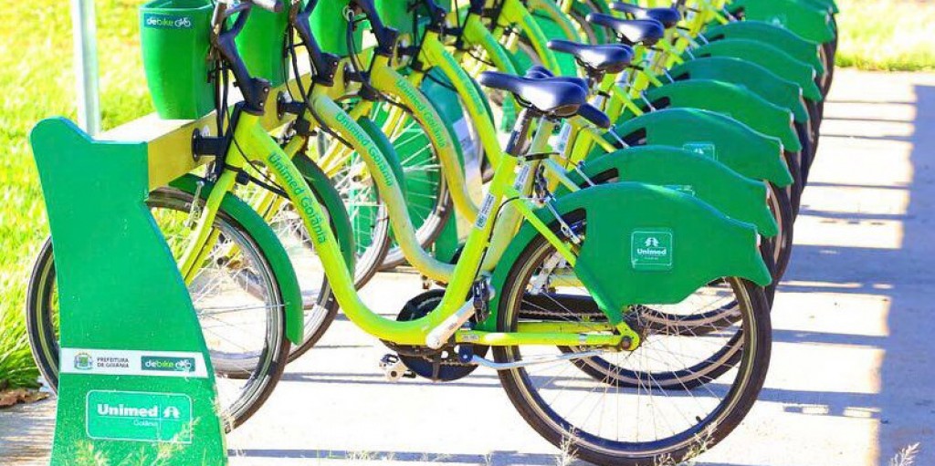 Goiânia ganha mais quatro estações de compartilhamento de bicicletas