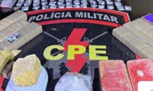 PM apreende drogas avaliadas em R$ 100 mil