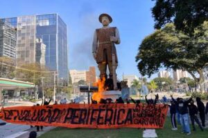 Suspeito de vandalismo na estátua do Borba Gata em SP é preso