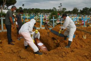 Goiás registra 62 óbitos em dois dias e ultrapassa 23 mil vítimas da Covid-19