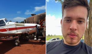 Jovem morre após ser atingido por avião agrícola pilotado pelo próprio pai