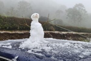 Santa Catarina registra primeira neve de 2021