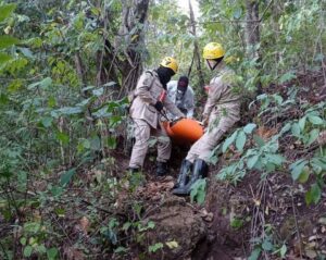 Vítima de queda em região de mata fechada é resgatada em Quirinópolis