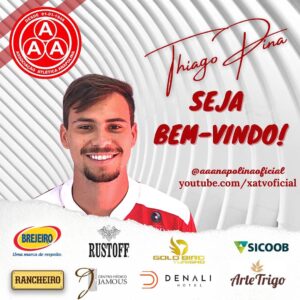 Anapolina anuncia a contratação de lateral-direito Thiago Pina