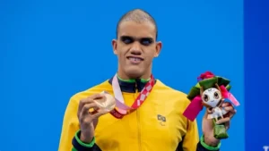 Wendell Belarmino conquista bronze nos 100m borboleta dos Jogos Paralímpicos