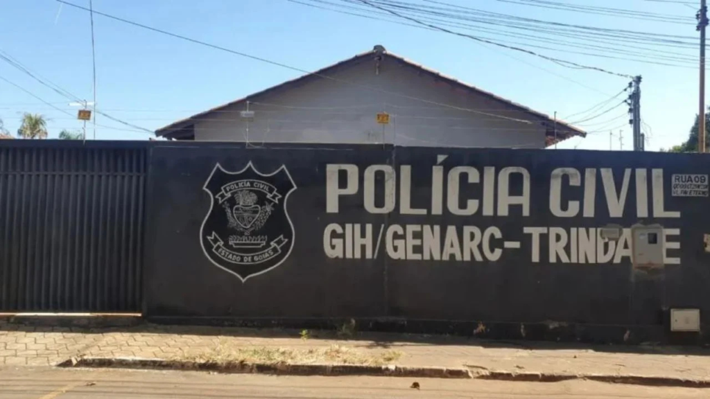 Delegacia da Polícia Civil de Trindade. Foto: Divulgação/PC