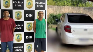 Dois homens foram presos suspeitos de terem assassinado um homem de 40 anos, cujo corpo foi encontrado por um vizinho em sua casa no Bairro Village Atalaia Foto: Divulgação