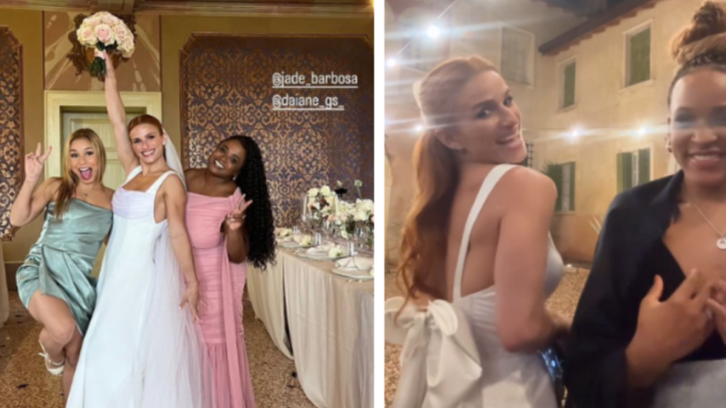 Jade Barbosa celebra casamento na Itália, após cerimônia no Brasil