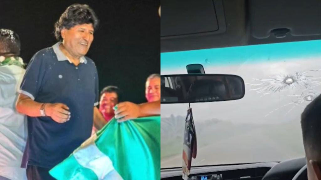 Carro de Evo Morales