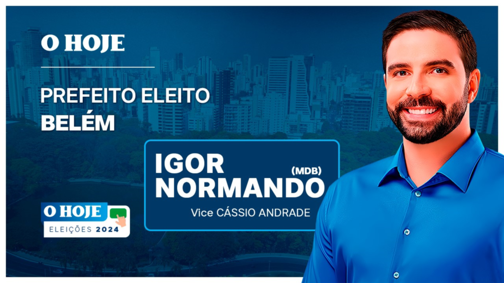 Igor Normando é eleito prefeito de Belém