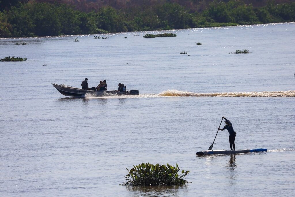 Rio Paraguai no Pantanal atinge menor nível