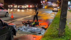 Motociclista morre em acidente Foto: Divulgação