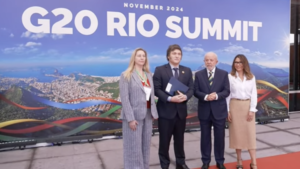 Milei é recebido por Lula no G20