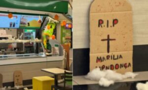 Família de Marília Mendonça processa franquia do subway por decoração de halloween