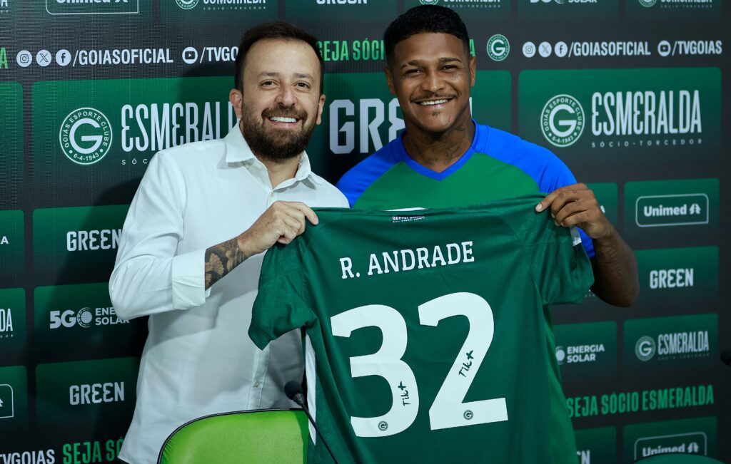 Rodrigo Andrade irá defender a camisa esmeraldina na temporada de 2025