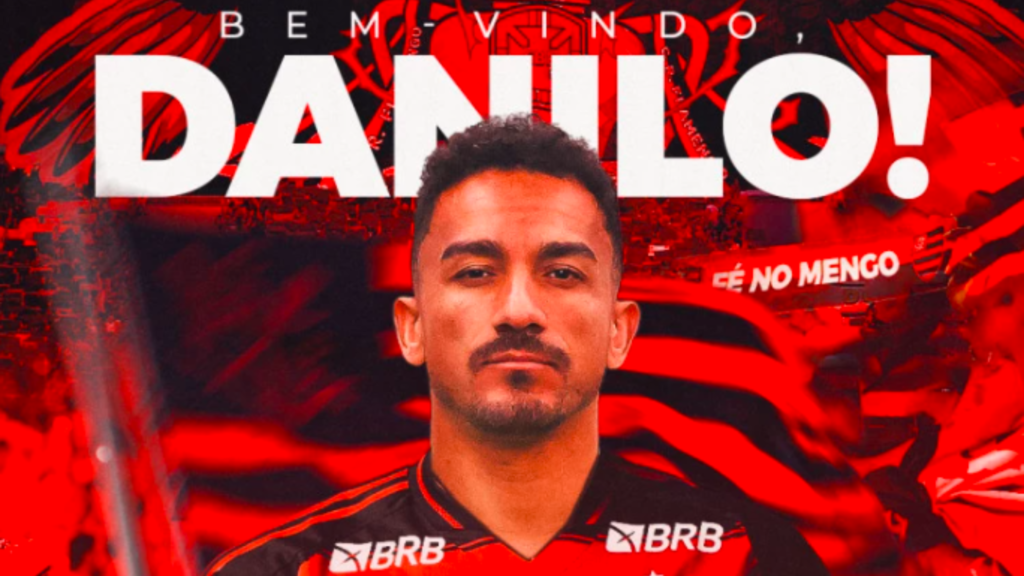 Danilo chega pra compor o setor defensivo do Flamengo após a saída de Fabricio Bruno