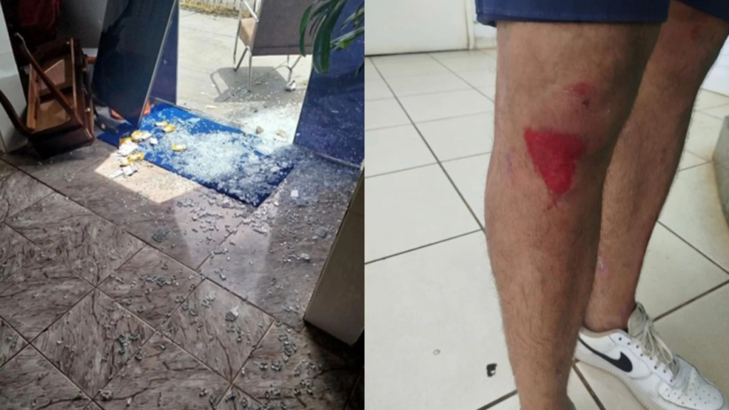 Homem é preso após atacar ex-companheiro e vandalizar pousada Foto: Divulgação