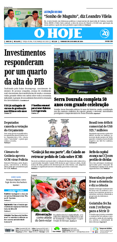 EDICAO 6693 11 03 2025 JORNAL O HOJE large