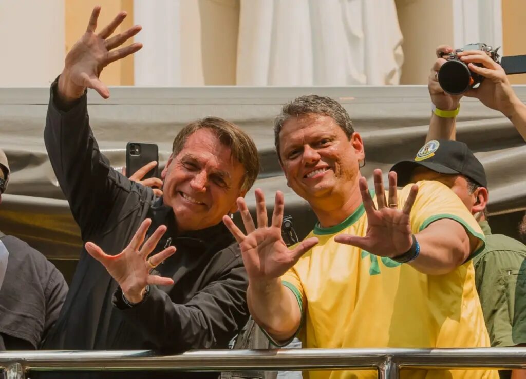 Tarcísio e Bolsonaro