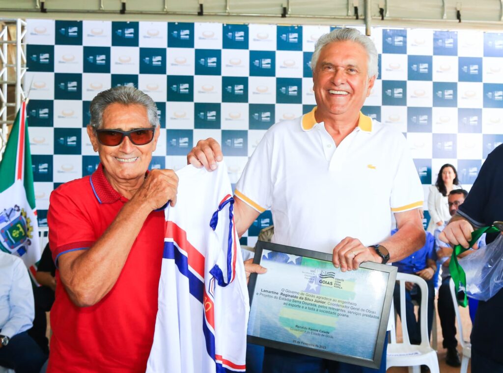 foto lamartine foi homenageado por caiado