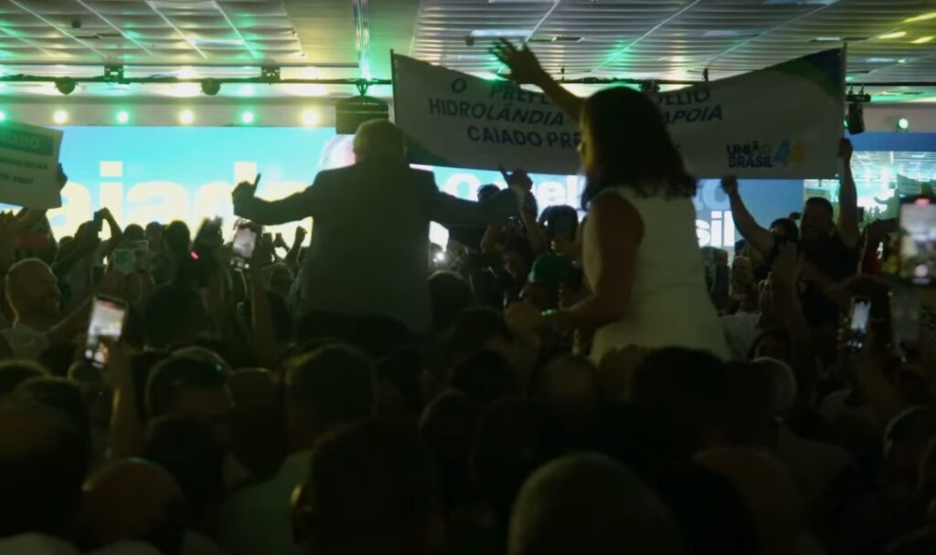 Caiado e Gracinha foto: Reprodução