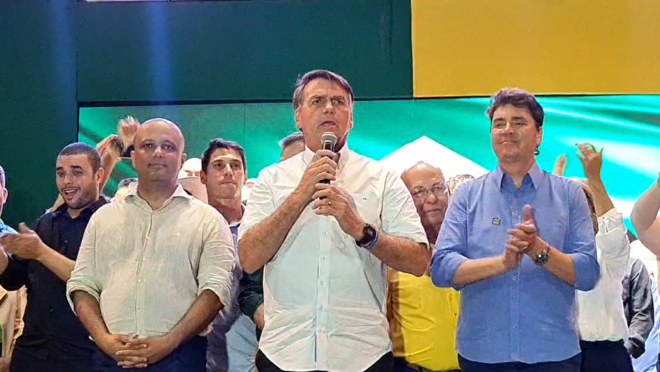 Bolsonaro e Wilder Foto reprodução redes sociais