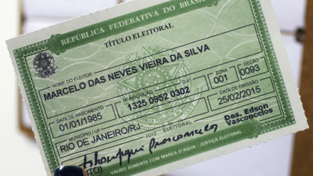 título de eleitor