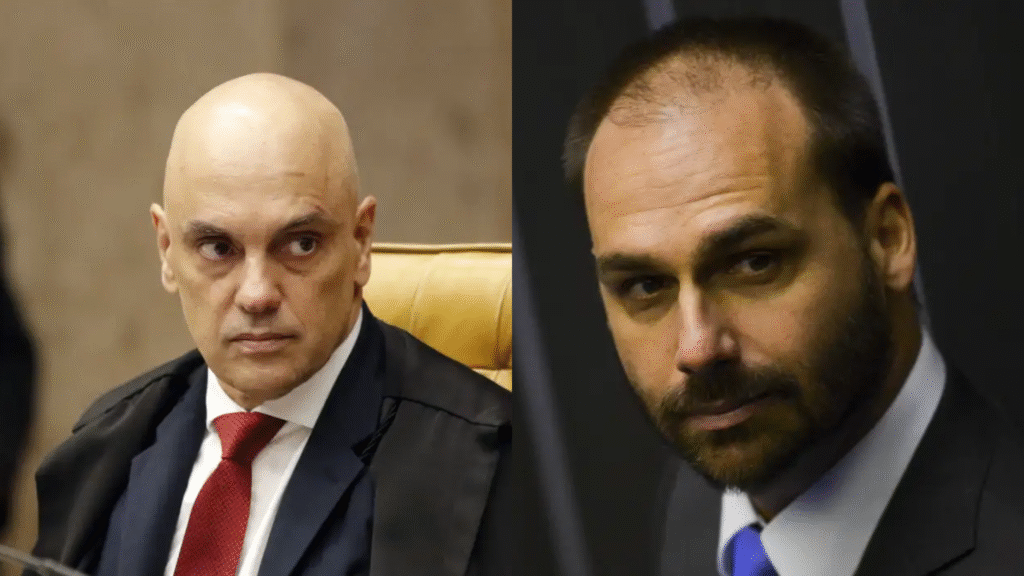 Moraes abre inquérito contra Eduardo Bolsonaro por atuação nos EUA