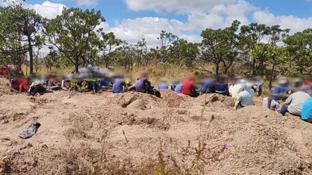 Corrida por óxido de ferro atrai garimpeiros ilegais a Cristalina Foto Divulgação