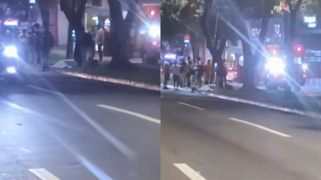 Homem em situação de rua morre após ser atropelado por carro que fugiu sem prestar socorro Foto: Divulgação