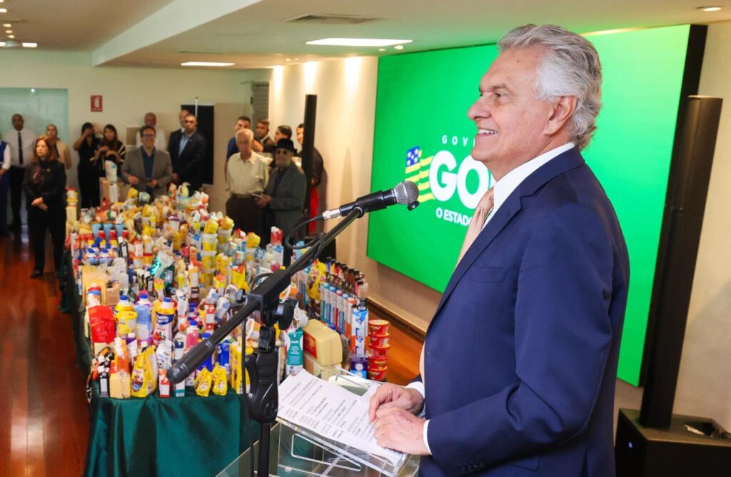 Ação solidária reúne setor produtivo e Governo de Goiás para combater a fome e ajudar quem mais precisa