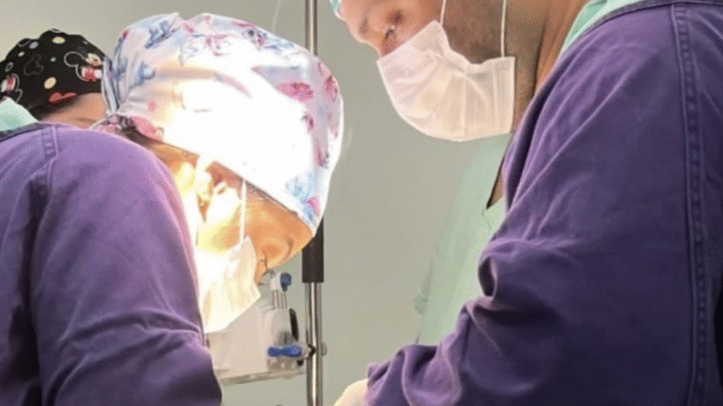 Hospital de Rio Verde realiza cirurgia inédita e salva recém-nascido com malformação rara Foto: Divulgação