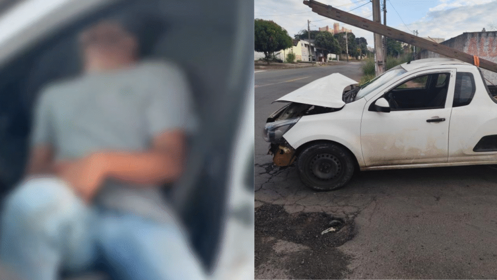 Motorista é preso após causar acidente em Aparecida de Goiânia sob efeito de álcool Foto: Divulgação