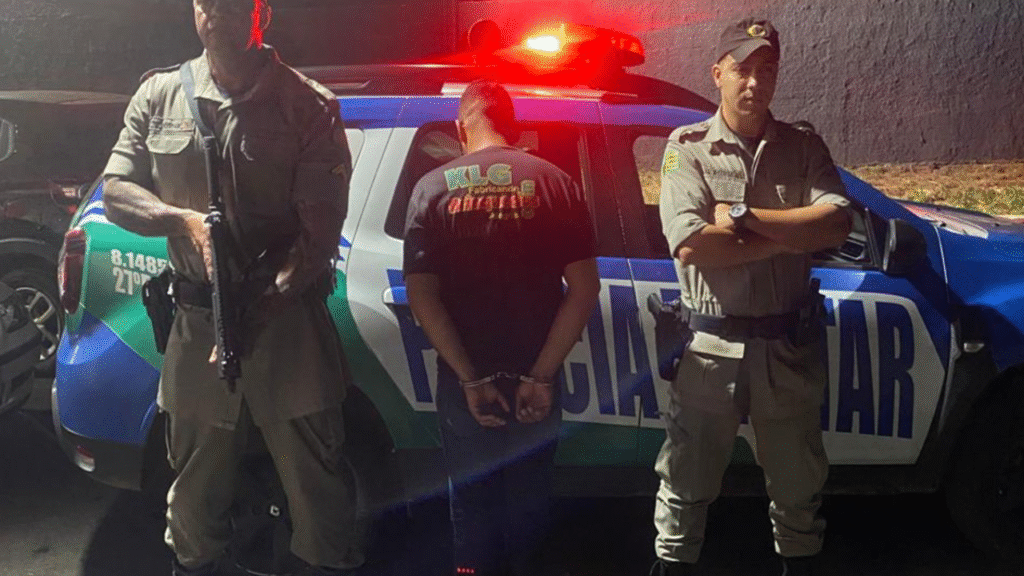 Homem é preso por abuso sexual contra criança de 5 anos durante festa infantil em Senador Canedo Foto: Divulgação