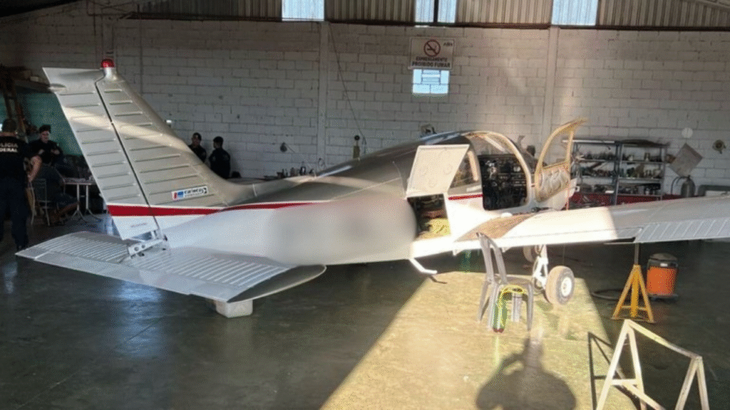 PF apreende avião usado por facção em esquema internacional de tráfico de drogas Foto: Divulgação