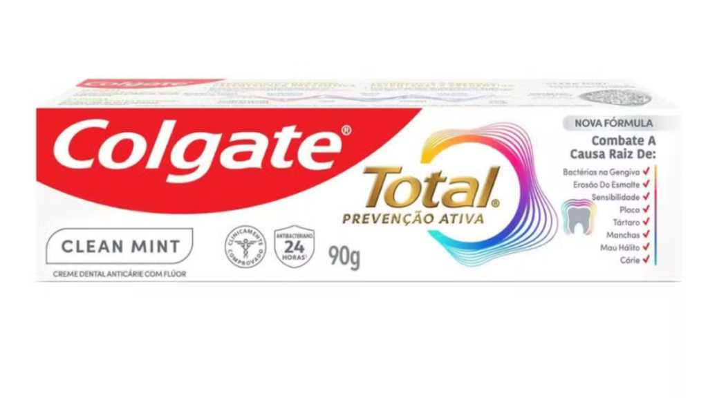 Colgate retira pasta de dente do mercado após relatos de feridas e reações alérgicas Foto: Divulgação
