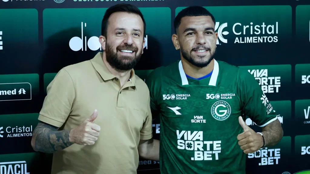 Lucas Andrino e Moraes em coletiva de apresentação (Foto: Rosiron Rodrigues | GEC)