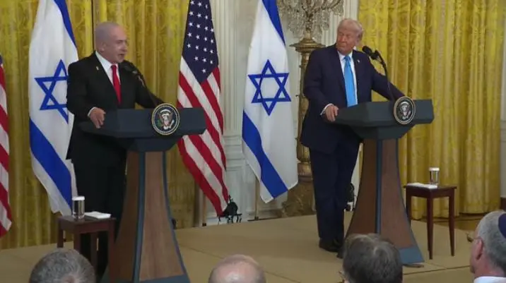 Trump se reúne com Netanyahu pela terceira vez para discutir futuro de Gaza
