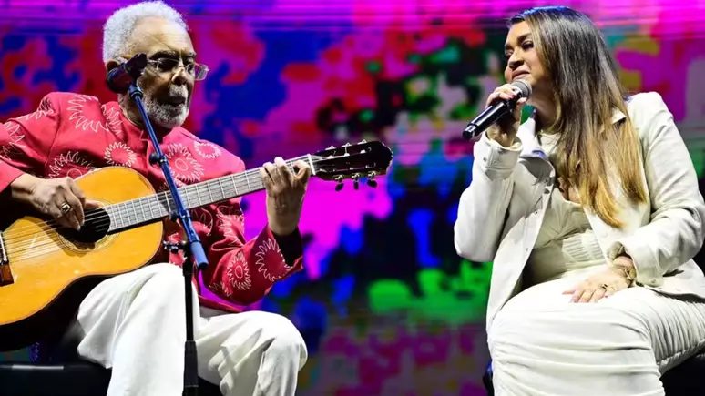 Última apresentação de Preta Gil foi ao lado do pai, Gilberto Gil, em show emocionante Foto: Reprodução/ Redes sociais