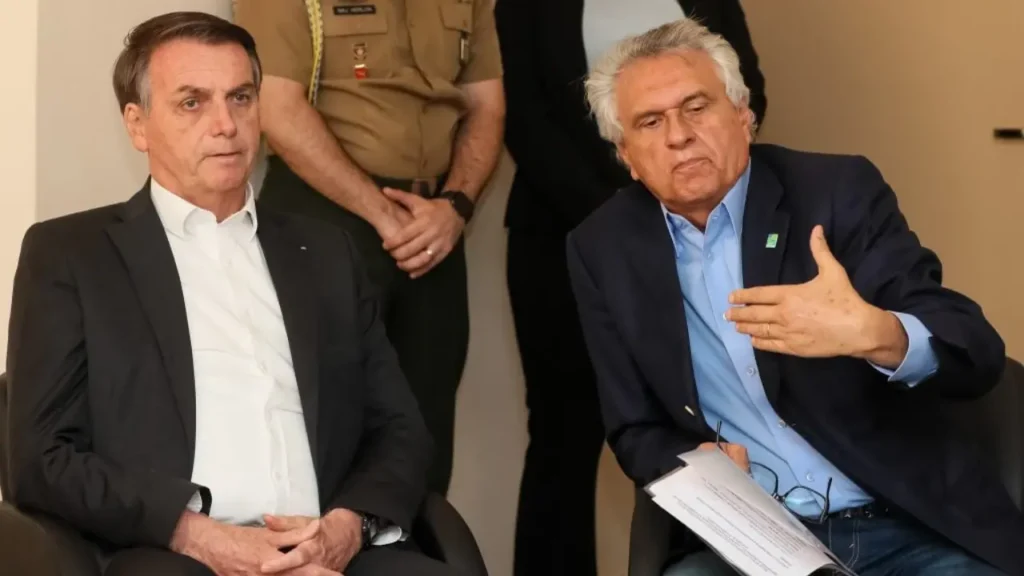 Bolsonaro e Caiado