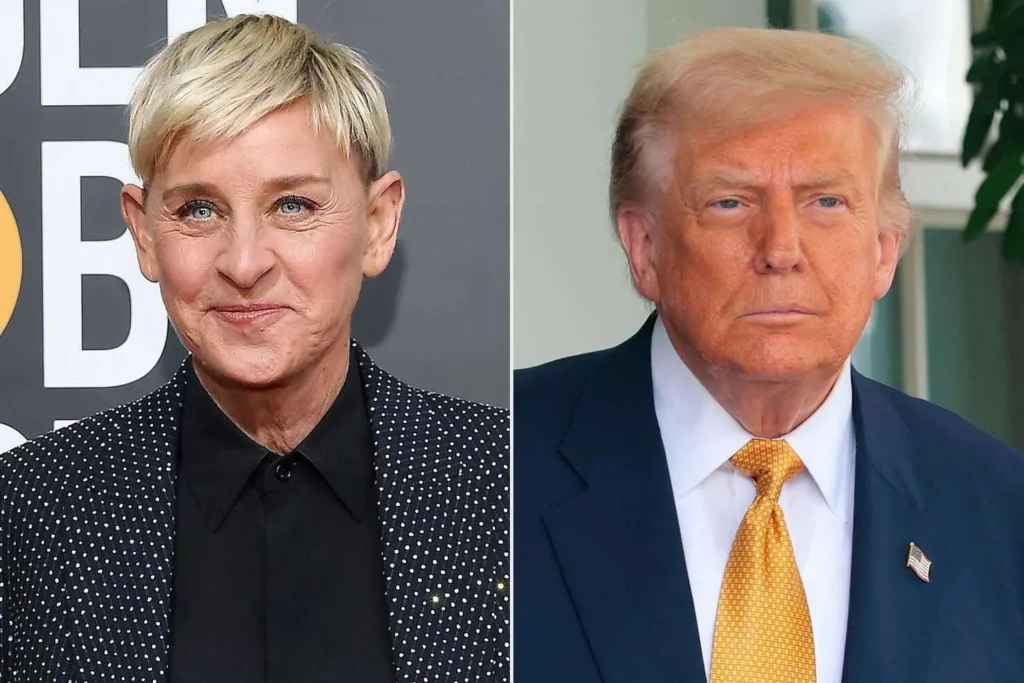 Ellen DeGeneres Donald Trump 072025 16c8a0c1a34b41309b725f1379db2636