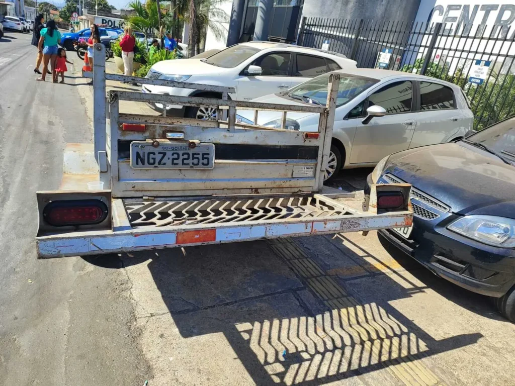 Homem furta carretinha, vende pelas redes sociais e acaba preso em Aparecida Foto: Divulgação/PM