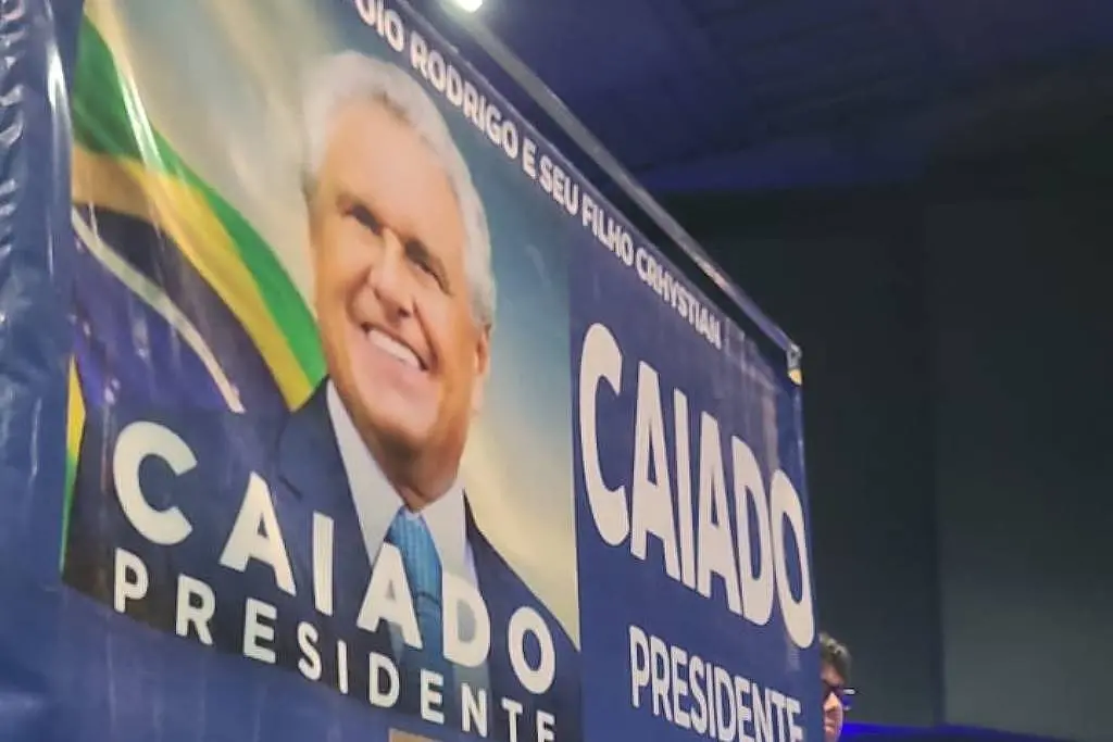 Caiado ataca Lula e ministros de governo não aplaudem em evento partidário 2
