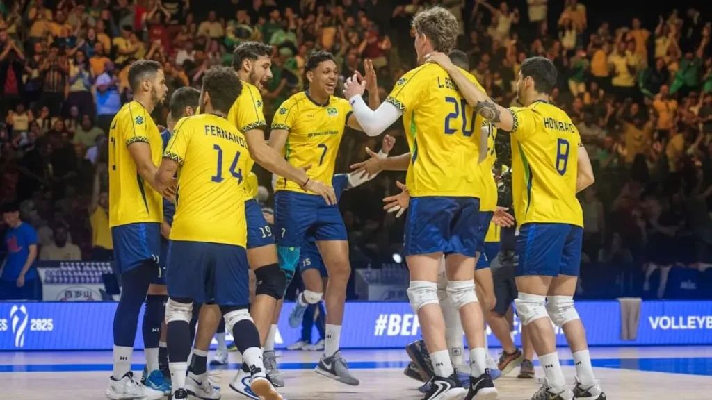 Brasil 3 x 2 Italia VNL masculina 2025