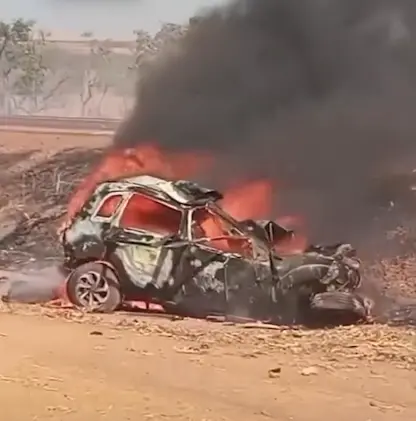 Colisão na GO-010 provoca duas mortes em Luziânia