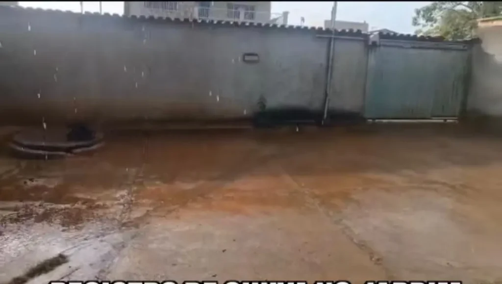 Após 65 dias de seca, Goiânia registra chuvas isoladas Foto: Reprodução/ Instagram